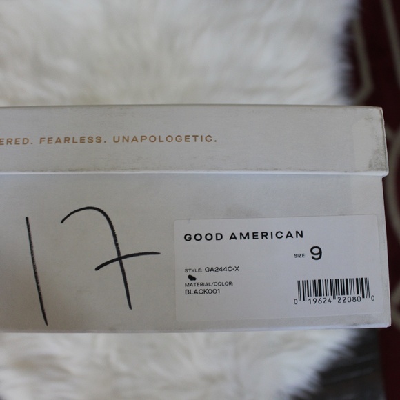 Good American, Square Toe Croc Embossed with Block Heel and back zipper boot - Picture 13 of 13